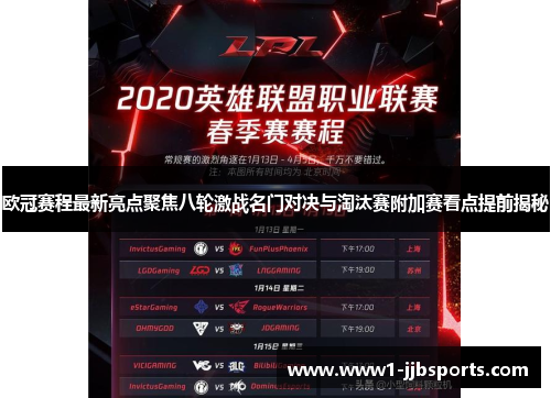 欧冠赛程最新亮点聚焦八轮激战名门对决与淘汰赛附加赛看点提前揭秘 欧冠赛程最新亮点聚焦八轮激战名门对决与淘汰赛附加赛看点提前揭秘